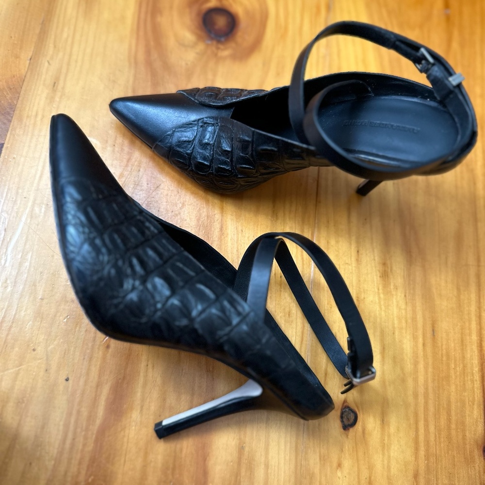 Unique, sexy Alexander Wang Stiletto with Wrap Ankle